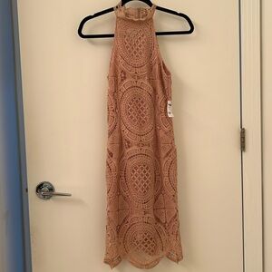 Charlotte Russe blush dress size XS. Never before worn